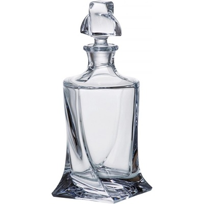 Crystalite Bohemia Sklenená fľaša na whisky QUADRO 770 ml