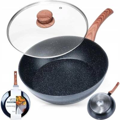 Tradiční pánev Vilde Black Line 28 cm, granitová