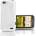 HTC One V S-Line Силиконов Калъф Бял + Протектор