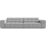 Cosmopolitan Design Светлосив кадифен диван 252 cm Chicago - Cosmopolitan Design (COS_4S_51_F1_CHICAGO8)