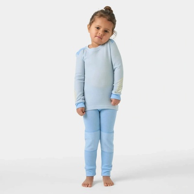Helly Hansen detský set termobielizne z merino vlny s technológiou LIFAPinnacle Blue