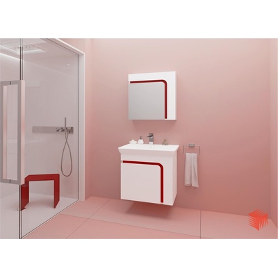 Visota Комплект PVC мебели за баня Тереза 60 - Висота (VisTeresa60kom)