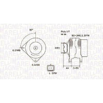 generátor MAGNETI MARELLI 063731827010