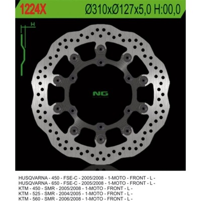 Predný brzdový kotúč NG Husaberg 570 FS 2010 - 2011