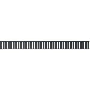 Alcadrain - Решетка за линейна душ-канална система 85 см, матово черна PURE-850BLACK (PURE-850BLACK)