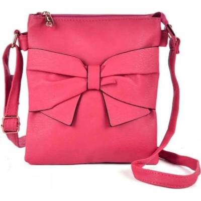 Kabelka Lajla crossbody fuchsia růžová