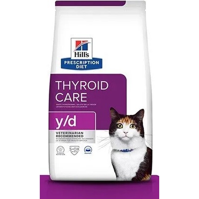 Hills Prescription Diet y/d - регулира приема на йод при хипертироидизъм 1.5kg