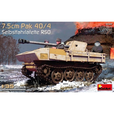 MiniArt 7,5cm PaKRSO 3 self propelled gun 40:4 1:35