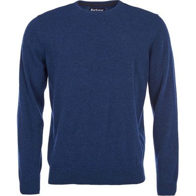 Barbour Essential Lambswool Crew Neck Sweatshirt Deep Blue