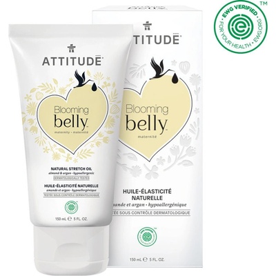 Attitude Blooming Belly přírodní olej pro těhotné a po porodu argan a mandle 75 ml