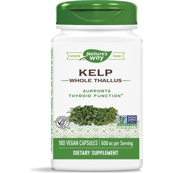 Nature's Way Kelp Whole Thallus, 180 капсули, Nature's Way