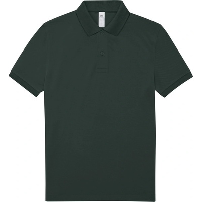 B&C My polo 180 Piqué polo dark forest zelená