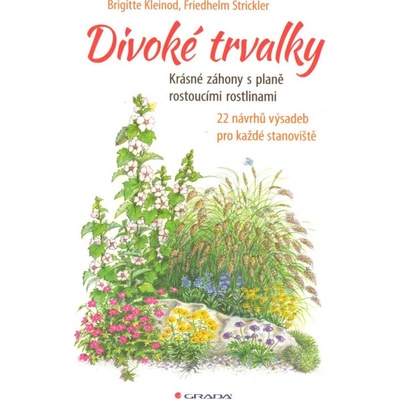 Divoké trvalky - Krásné záhony s planě rostoucími rostlinami, 22 návrhů výsadeb pro každé stanoviště - Kleinod Brigitte, Strickler Friedhelm