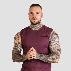 GymBeam Мъжки Топ TRN Tank Top Eggplant S