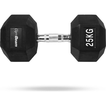 GymBeam Jednoručka Hexagonal 25 kg