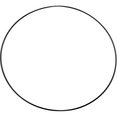Kovový kruh Ø71 cm lakovaný černá 1 ks