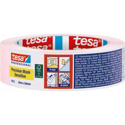 Tesa Washi malířská páska pro citlivé povrchy 38 mm x 50 m růžová