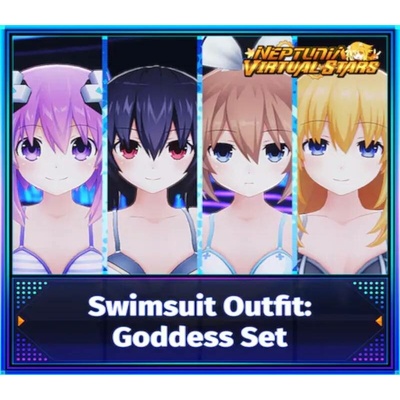 Neptunia Virtual Stars - Swimsuit Outfit: Goddess Set