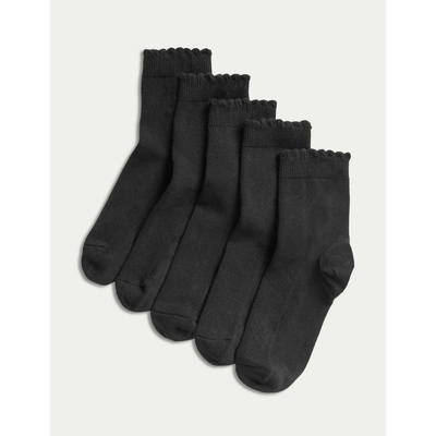 Marks & Spencer Чорапи 5 чифта детски Marks & Spencer | Cheren | Момчешки | 26 1/2-30 1/2