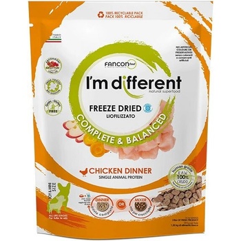 I´M DIFFERENT Chicken DINNER mrazom sušené raw krmivo s kuraťom 156 g