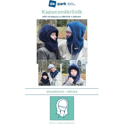 de-park Papírový střih - Kapuconákrčník