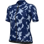 Alé Дамска фланелка с къс ръкав за колоездене Alé Women's Pragma Flower S/S Jersey Cycling jersey - Blue (156-2792-0115)