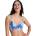 Roxy Essentials PT Wrap Bralette bikini top - Blue (Dutch Blue Flower Soul)