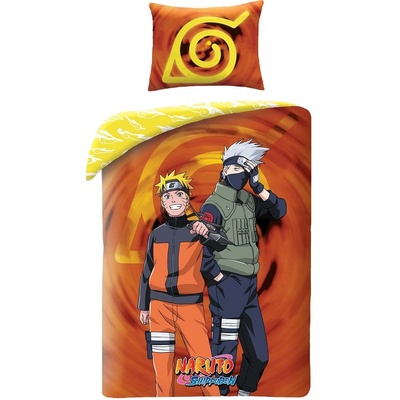 Halantex Bedding Naruto Shippuden Naruto and Kakashi NSH-3336BL 140x200 70x90