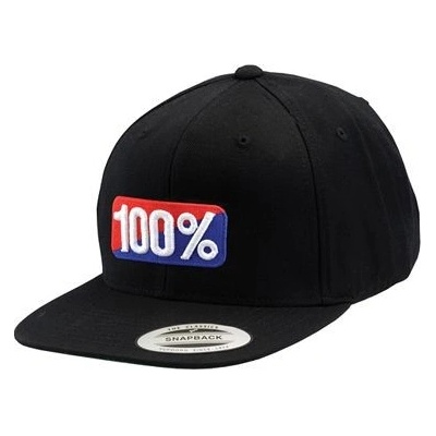 100% Classic X-Fit FlexFit Hat Black