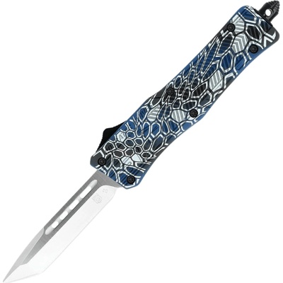 CobraTec Small CTK-1 Cerakote Modrá Cobra Skin Tanto Bez Zoubků 06CT119