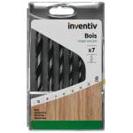 Inventiv КОМПЛЕКТ СВРЕДЛА ДЪРВО 3-10 7БР inventiv (3603743110172)