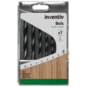 Inventiv КОМПЛЕКТ СВРЕДЛА ДЪРВО 3-10 7БР inventiv (3603743110172)