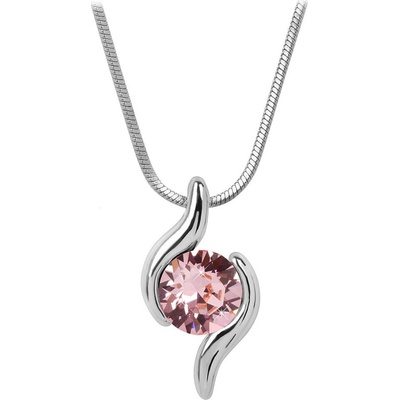 JSB se Swarovski Elements růžová vlnka light rose 15152