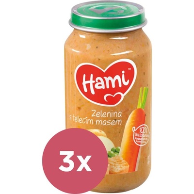 Hami Roláda zelenina a telecí maso maso 3 x 250 g