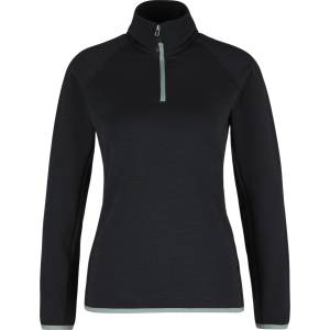 Heber Peak Дамски вълнен пуловер Heber Peak Women's MerinoBlend SaplingHe. Half Zip Jumper - Black (105-5567-0112)
