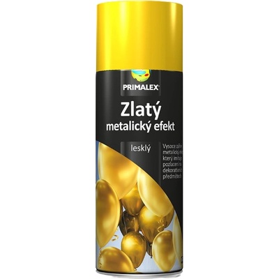 Primalex metalický kovový efekt v spreji 400 ml zlatý efekt