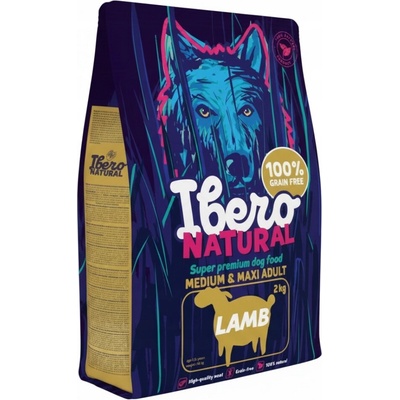 Ibero Natural Adult Medium & Maxi Jehněčí 2 kg