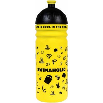 Swimaholic water bottle swimming world жълт