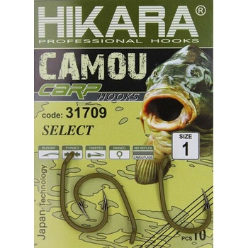 HIKARA Camou Carp SELECT 31706 vel.6 10 ks