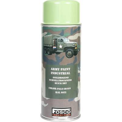 FOSCO Barva ARMY ve spreji 400ml RAL 6021 SVĚTLE ZELENÁ