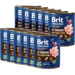 Brit Premium by Nature Пилешко с пилешки сърца 12x800г