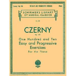 110 Easy and Progressive Exercises, Op. 453: Schirmer Library of Classics Volume 749 Piano Technique | Carl Czerny, Giuseppe Buonamici (ISBN: 9781458426703)