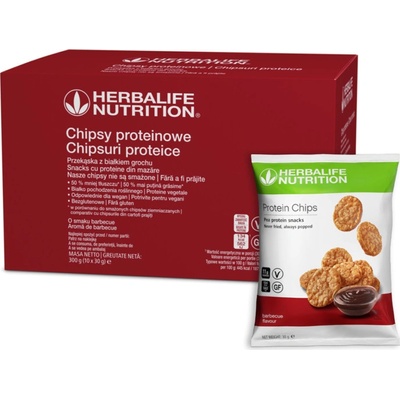 Herbalife Proteínové chipsy barbecue 10 x 30 g