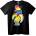 NOONEBRAND Тениска Дъгов банан - 6XL, Black