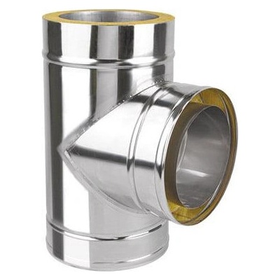Bokra Komínový izolovaný T-kus 90° 200mm IZOL EKO 08