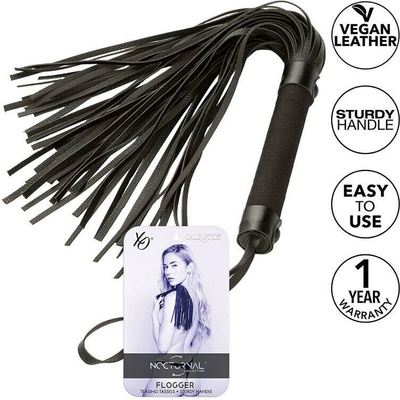 LateToBed BDSM Line Barbed Flogger 50cm Black