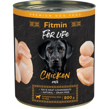 Dibaq Fitmin For Life Консервирано пилешко месо за кучета 800 g