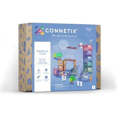 Connetix Tiles kuličkodráha PASTEL 80 ks – Zboží Dáma