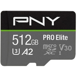 PNY microSDXC Pro Elite 512GB P-SDUX512U3100PRO-GE