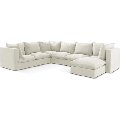 makamii Бежов ъглов диван (ляв ъгъл/U форма) Manao - Makamii (MANAO_UR_41_P1_C1)